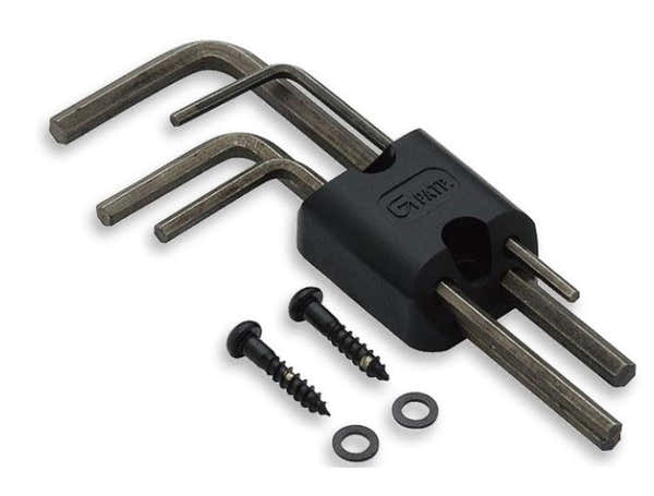 Fred S Guitar Parts Inbussleutelhouder ALLEN+ 1.5/2/2.5/3MM