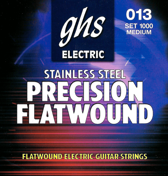 GHS 1000 Precisie-flatwoundsnaren Medium 13-54