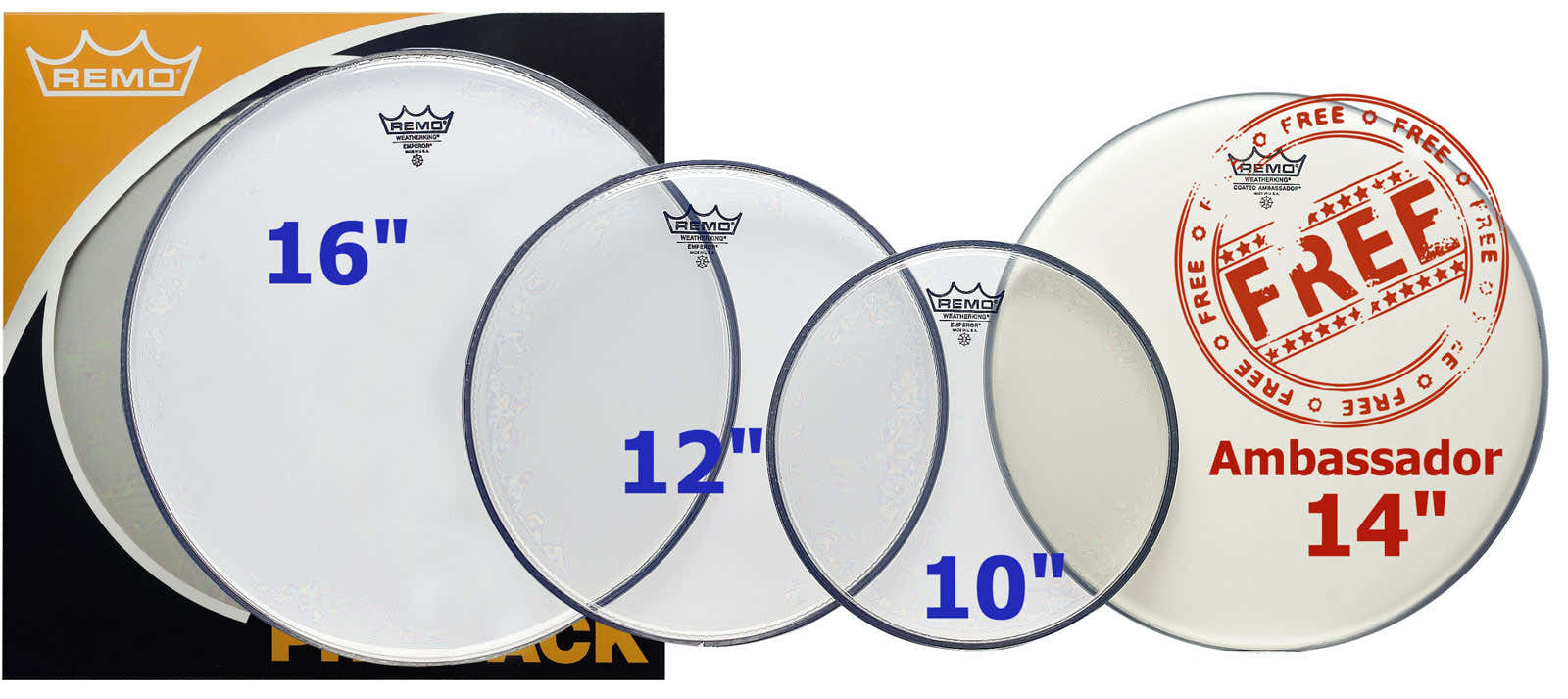 PP-1860-BE - CLEAR EMPEROR 10/12/16 + COATED AMBASSADOR 14