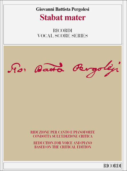 Ricordi Stabat Mater