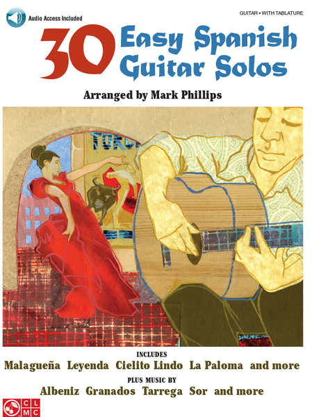 Cherry Lane 30 Easy Spanish Guitar Solos + Audio En Ligne Rom - Guitar