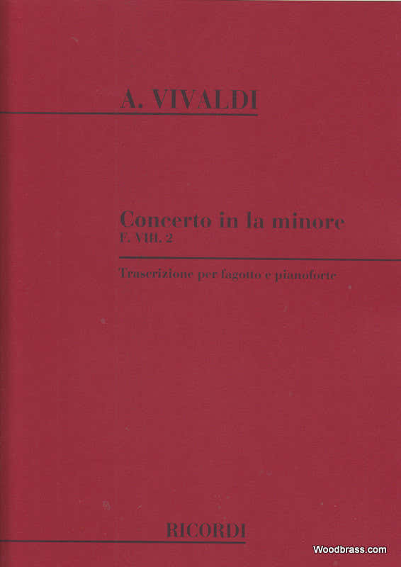 VIVALDI A. - CONCERTO IN LA MIN. - BASSON