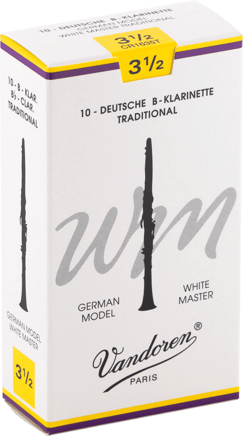 ANCHE CLARINETTE 10 ANCHES WHITE MAST TRAD 3,5