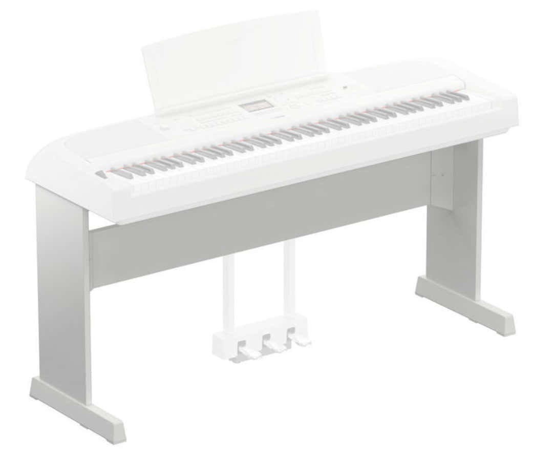 Toetsenbordstandaard L-300 Wit