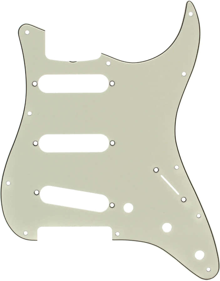 Slagplaat 60s Strat Mintgroen