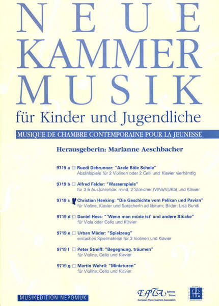 Edition Breitkopf Henking Christian - Die Geschichte Vom Kan - Violin Piano Soprano Ad. Lib.
