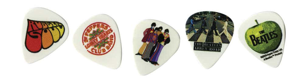 Beatles Gitaarplectrums Albums 10-pack Dun