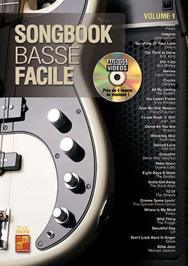 Bruno Tauzin - Songbook Basse Facile Volume 1