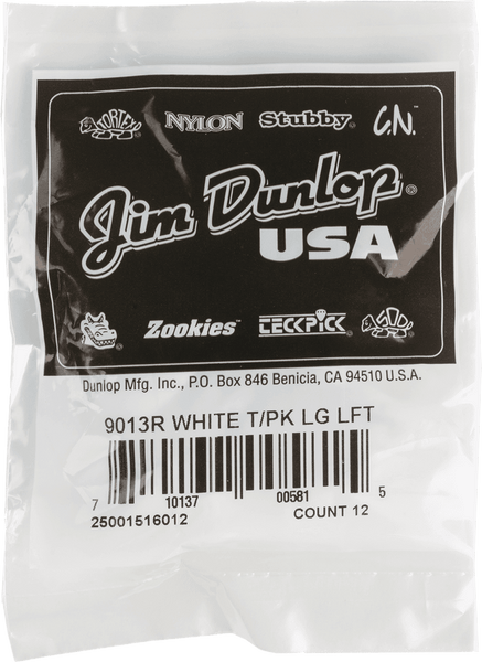 Dunlop 12 x Thumbpick LH White Large