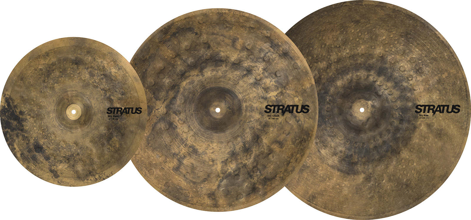 Pack Stratus Dry 15"-19"-22" +9 DAGEN PROEF DRUMEO