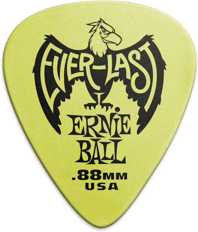 Plectrums Everlast Zakje van 12 Groen 0,88mm