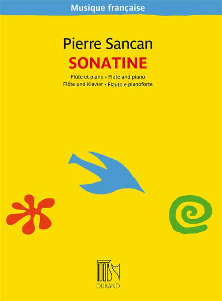 Durand Sancan P. - Sonatine - Flute et Piano
