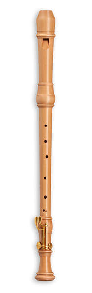 Denner Tenor met Dubbele Klep 5416 - Perenhout (barokke vingerzetting)
