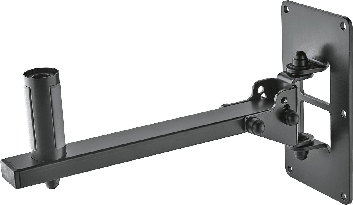 SPEAKER WALL MOUNT BLACK; W. EXPANDING MANDREL