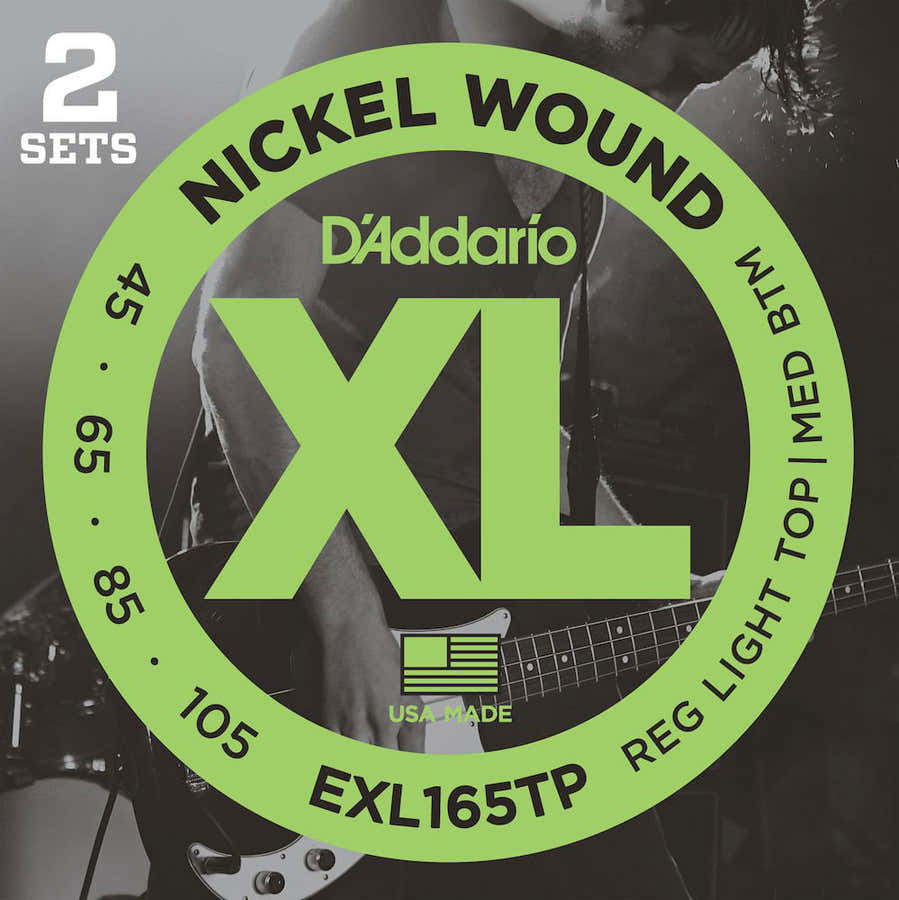 EXL165TP nikkel omwonden Regular Light Top 45-105 2 sets