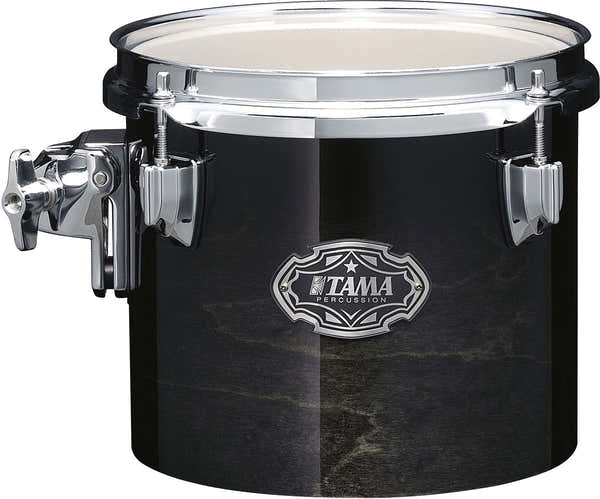 8"X7"SINGLE HEAD CONCERT TOM TRANSPARENT BLACK FADE