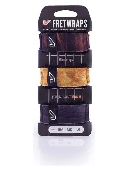 Gruvgear FretWraps 3-pack Hout - Medium