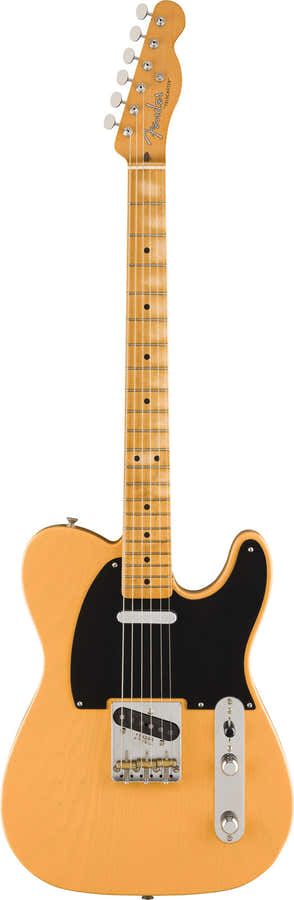 Telecaster Vintera II Road Worn 1951 75 jaar MN Butterscotch Blond