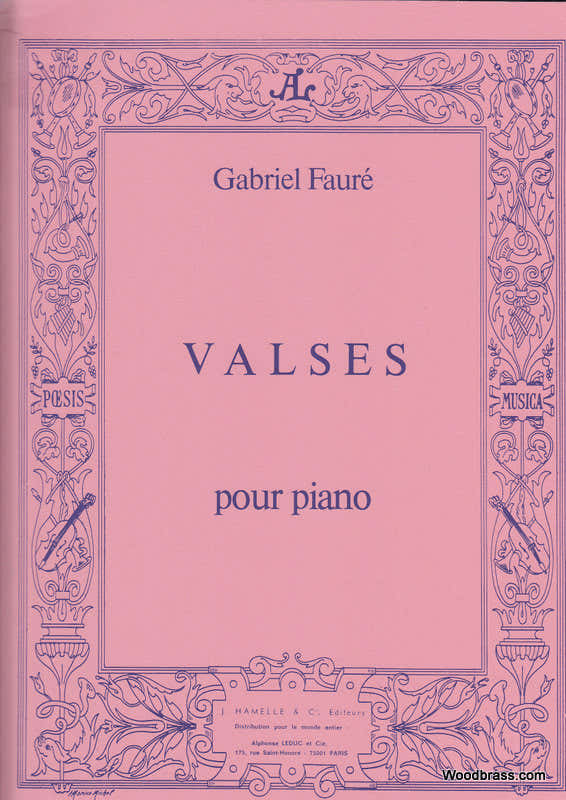 FAURE G. - VALSES (4 VALSES CAPRICES) - PIANO