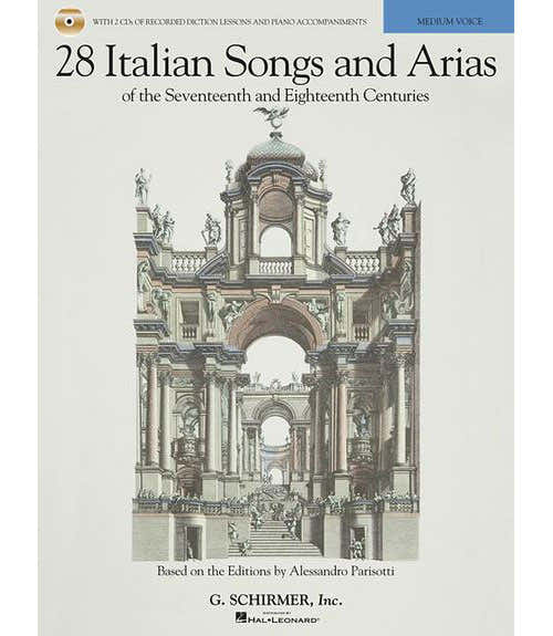28 ITALIAN SONGS AND ARIAS OF 17TH AND 18TH CENT PARISOTTI + MP3 - VOICE