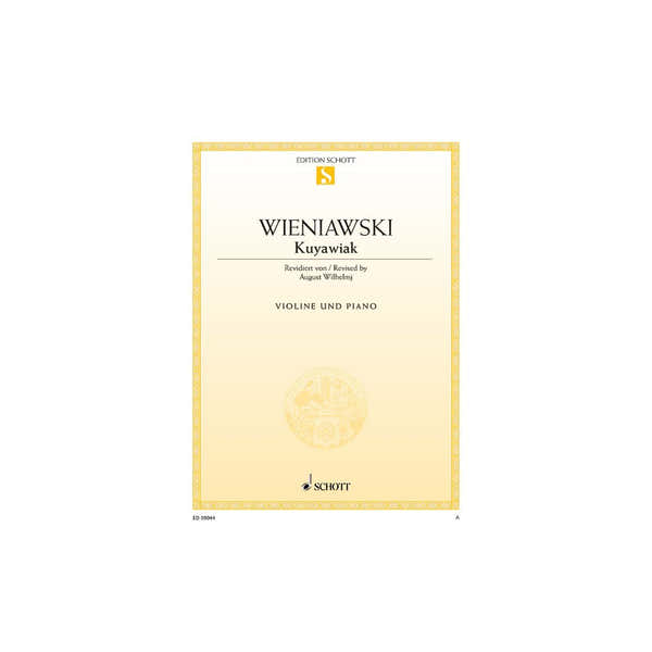 Edition Breitkopf Wieniawsi Henryk - Kuyawiak - Violon & Piano