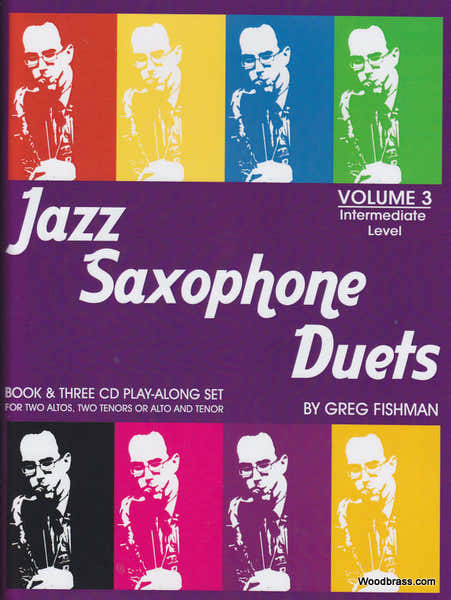 Jazz Studio Fishman G. - Jazz Saxophone Duets V.3 + 3 CD 'S