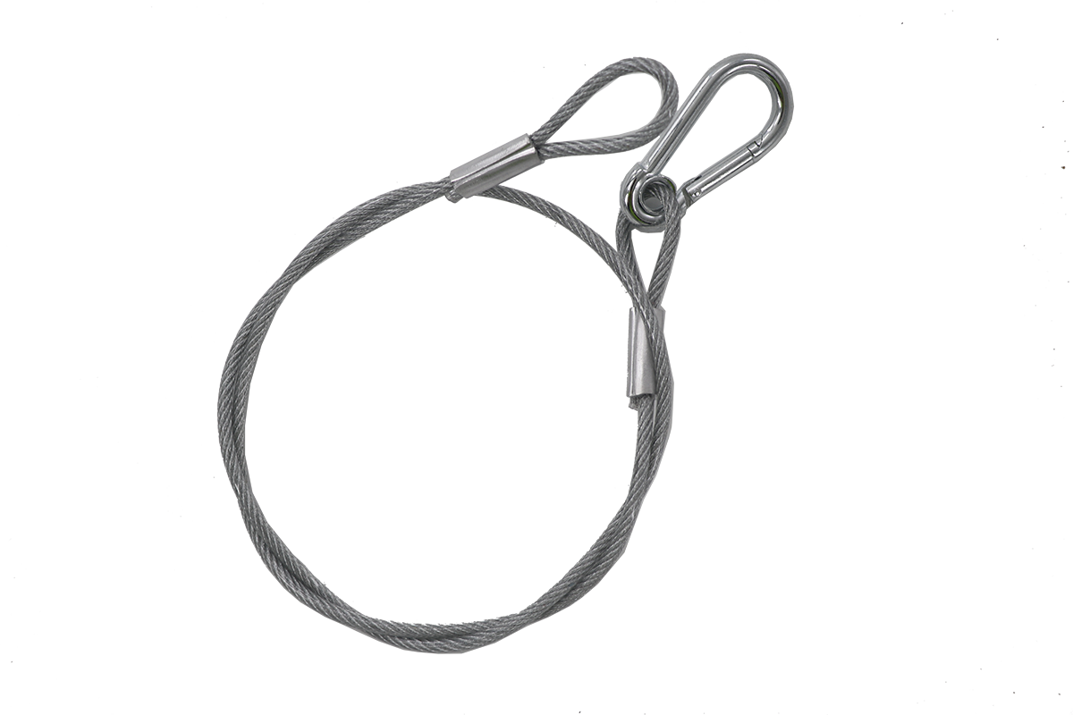 Veiligheidsstrop 4 mm 85 cm Zilver