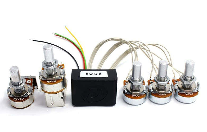 DELANO SONAR BASS PREAMP 3-bands elektronica