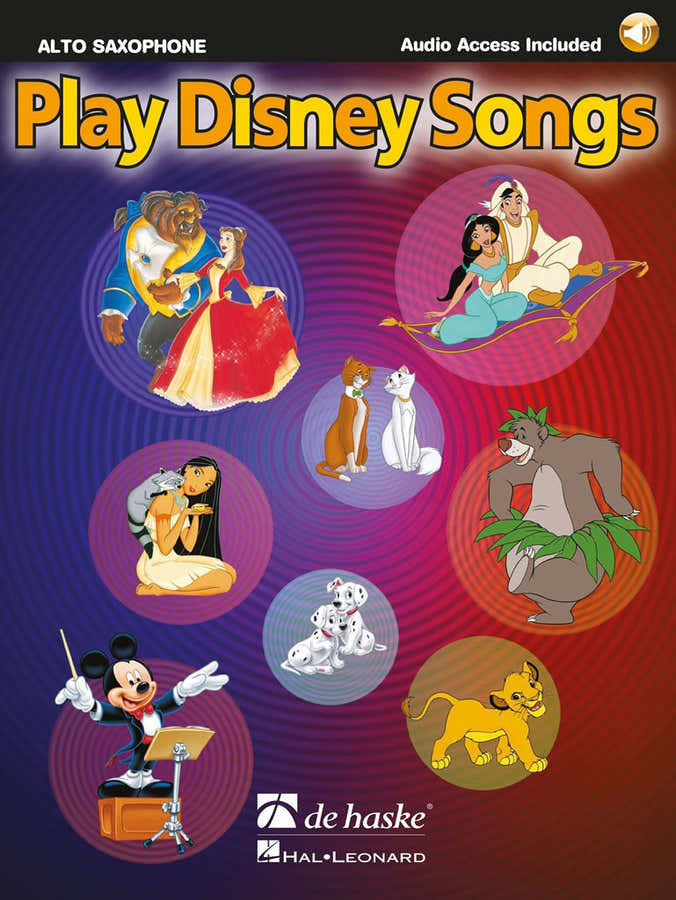 Disney-liedjes spelen - Altsaxofoon + Online audio
