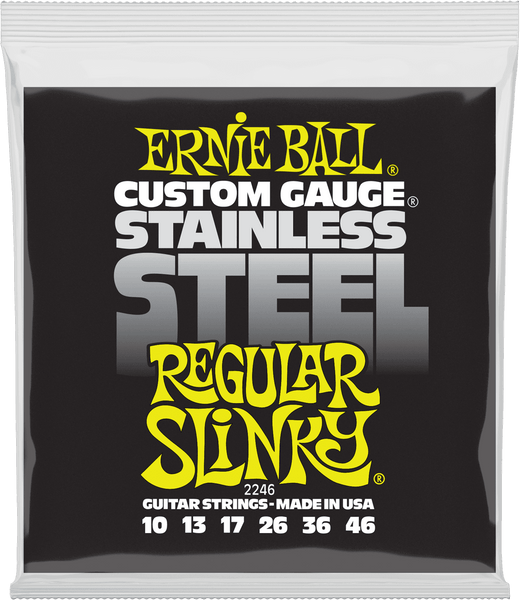 Ernie Ball 2246 Regular Slinky van roestvrij staal 10-46