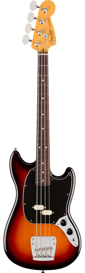 American Professional Classic Mustang Bass RW 3-kleuren-Sunburst