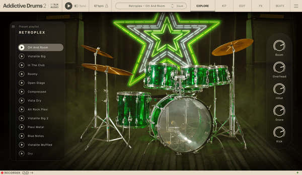 XLN Audio Addictive Drums 2 Retroplex ADpak
