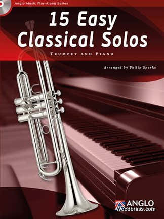 15 eenvoudige klassieke solo's - trompet & piano