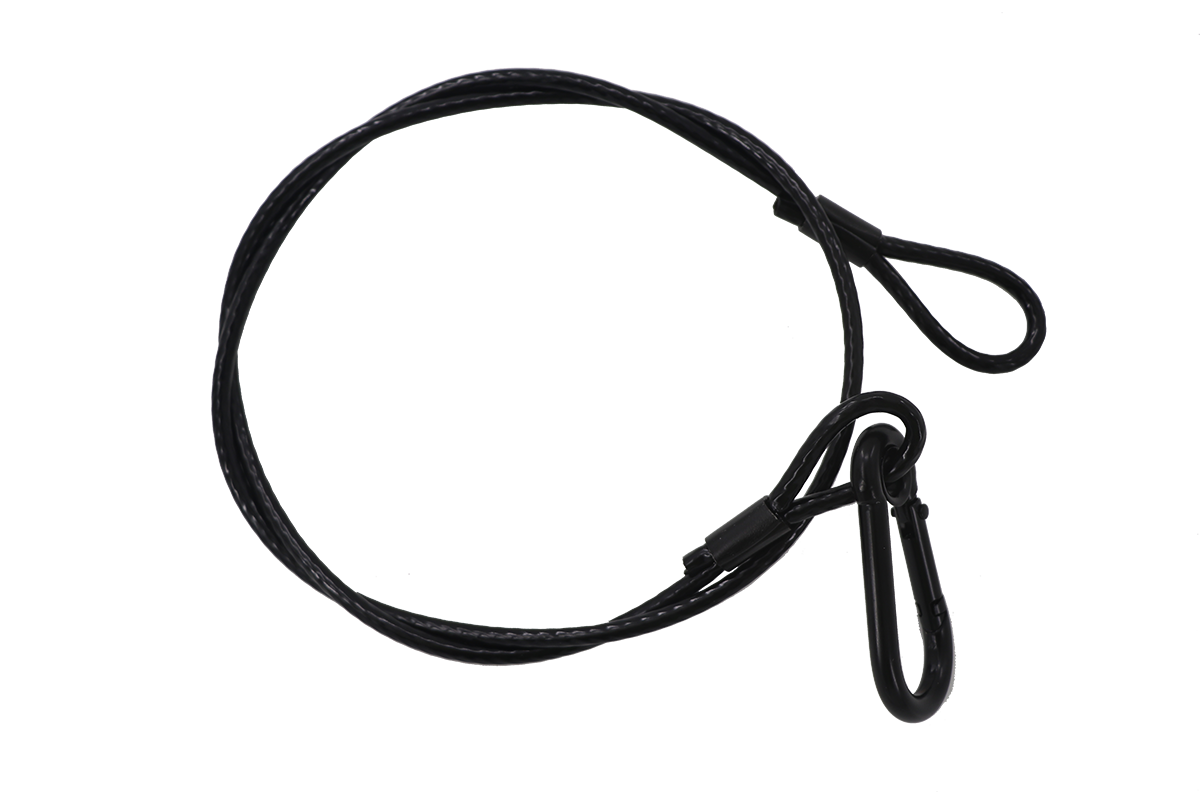 Veiligheidsstrop 4 mm 85 cm Zwart