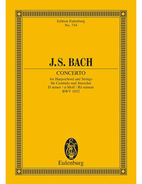 Bach - Concerto Ré Mineur BWV 1052 - Klavecimbel en Strijkers