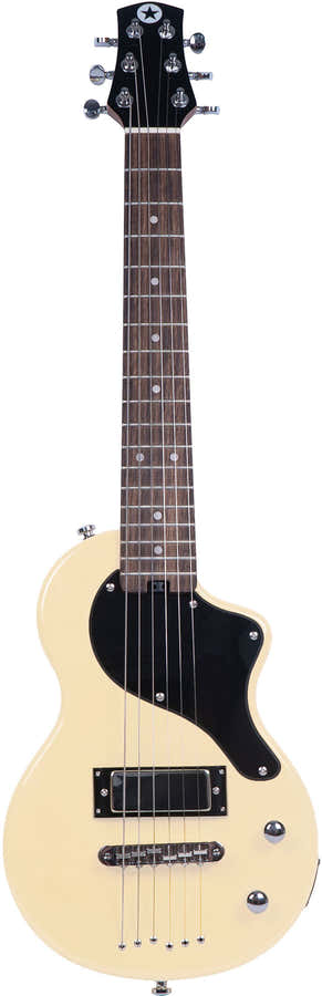 CARRY-ON-ST-VW ST-gitaar Vintage Wit