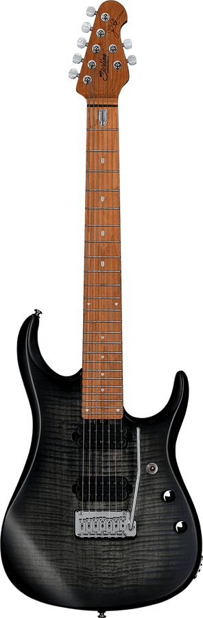 JP15 7 Top van gevlamd esdoorn Trans Black Satin