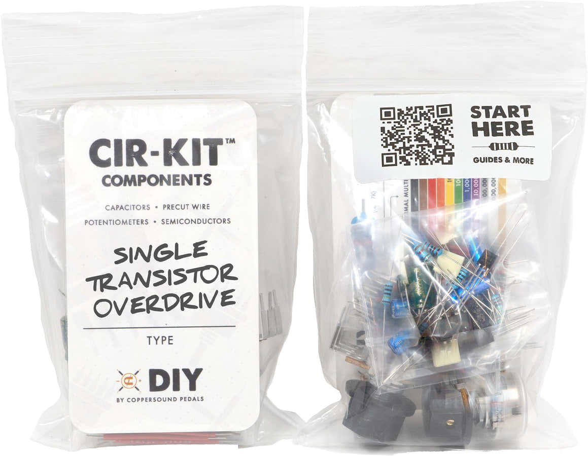 Cir-Kit componentenzak enkeltransistor-overdrive