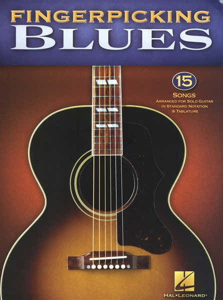 Hal Leonard Fingerpicking Blues 15 Songs Arr For Solo Guitar - Guitar Tab