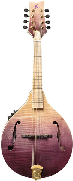 Ortega Americana A-Style-mandoline + Croco-leren koffer