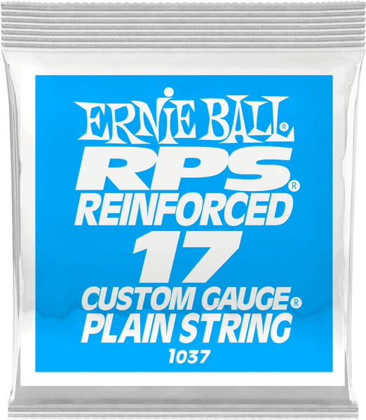 Ernie Ball .017 RPS REINFORCED PLAIN ELECTRIC GUITAR STRINGS