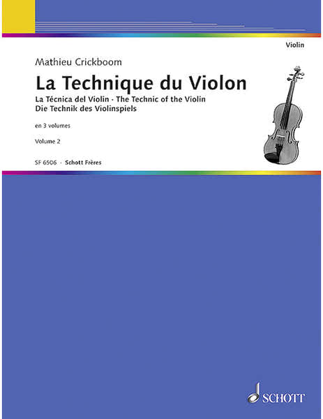 Schott La Technique Du Violon - Violon