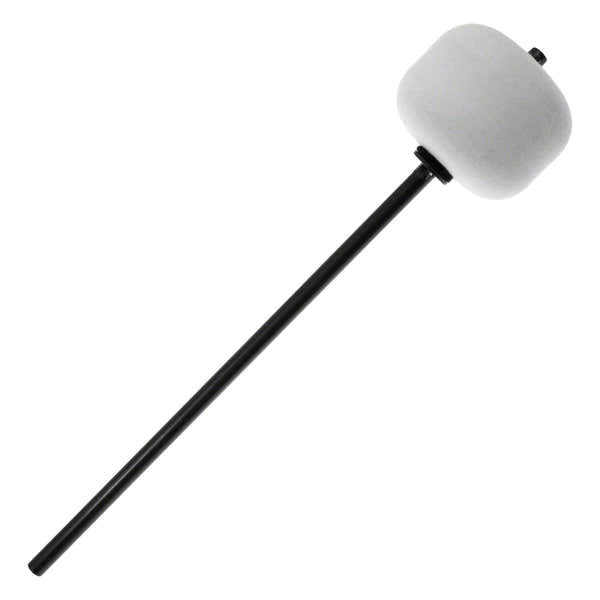 Danmar 206a Bassdrum-pedaalbeater Wit Vilt Lange Stang Zwarte
