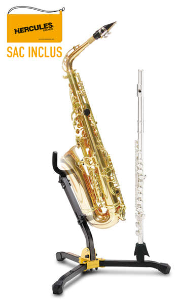 Hercules Stands Dubbele Standaard Voor Alt-/tenorsaxofoon & Fluit