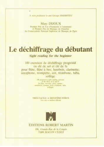Robert Martin Dijoux - Dchiffrage Du Dbutant