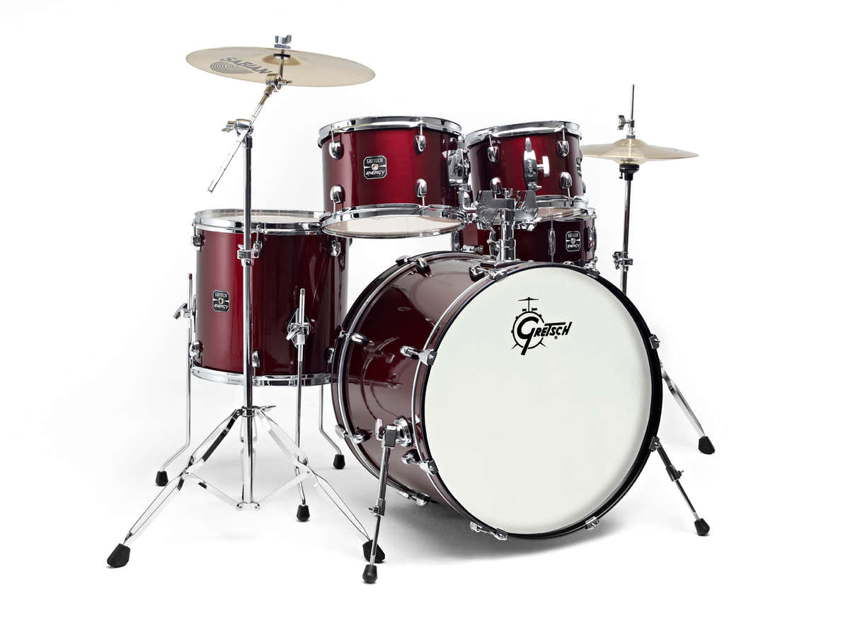 GE1-E605TK-WR- NEW ENERGY FUSION 20" WINE RED + BEKKEN PAISTE 101 2 PACK