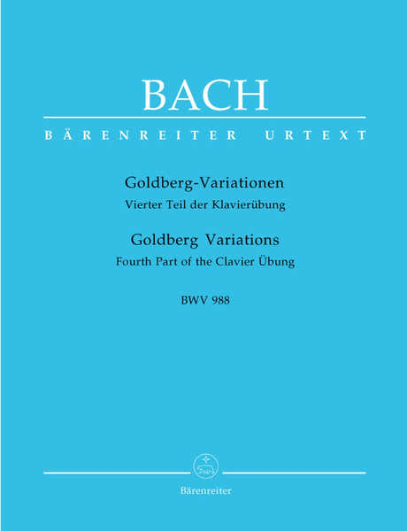 Barenreiter Bach J.S - Variations Goldberg BWV 988 - Piano