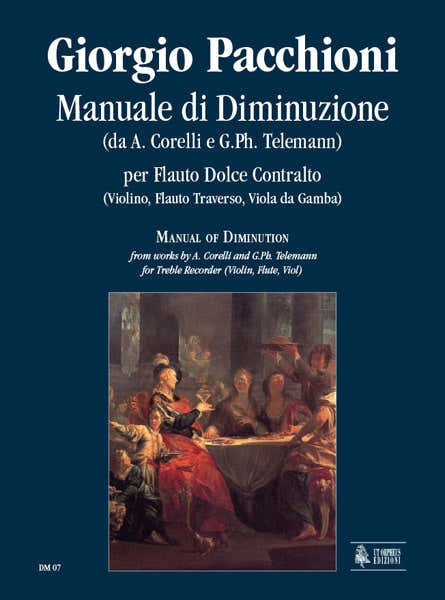 Pacchioni Giorgio - Handboek van de diminutie uit werken van A. Corelli en G. PH. Telemann