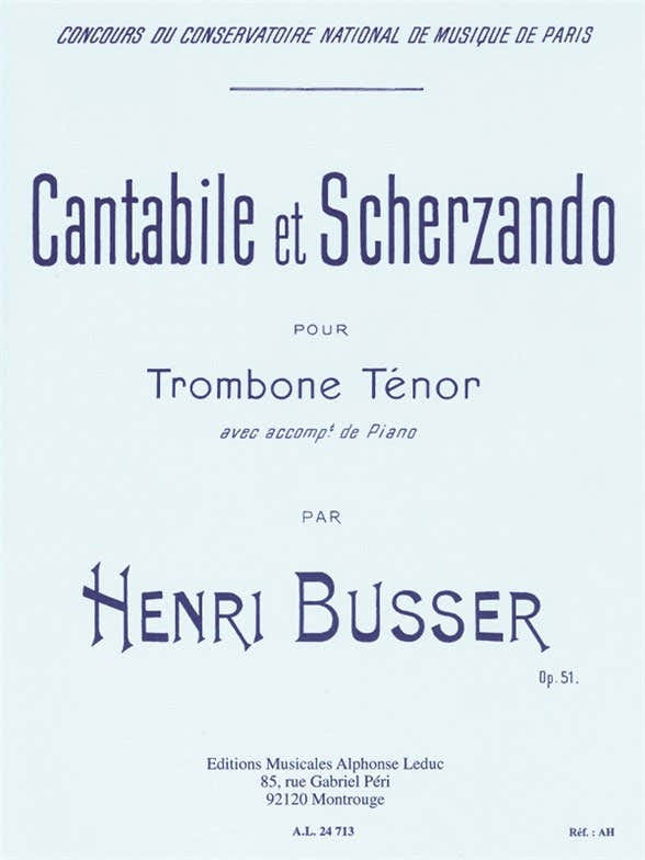 Cantabile en Scherzando voor trombone en piano