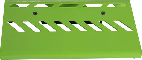 Green aluminum pedalboard